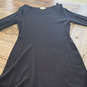 Calvin Klein Black Scoop Neck Knit Top
